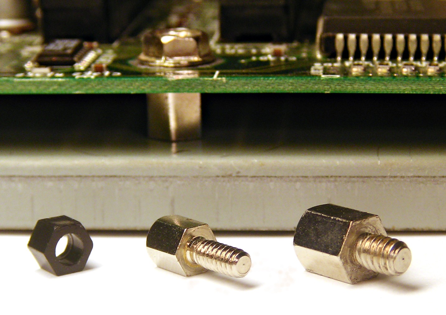 Picture of motherboard standoffs